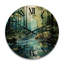 Horloge murale en bois massif Makailey-1090178986