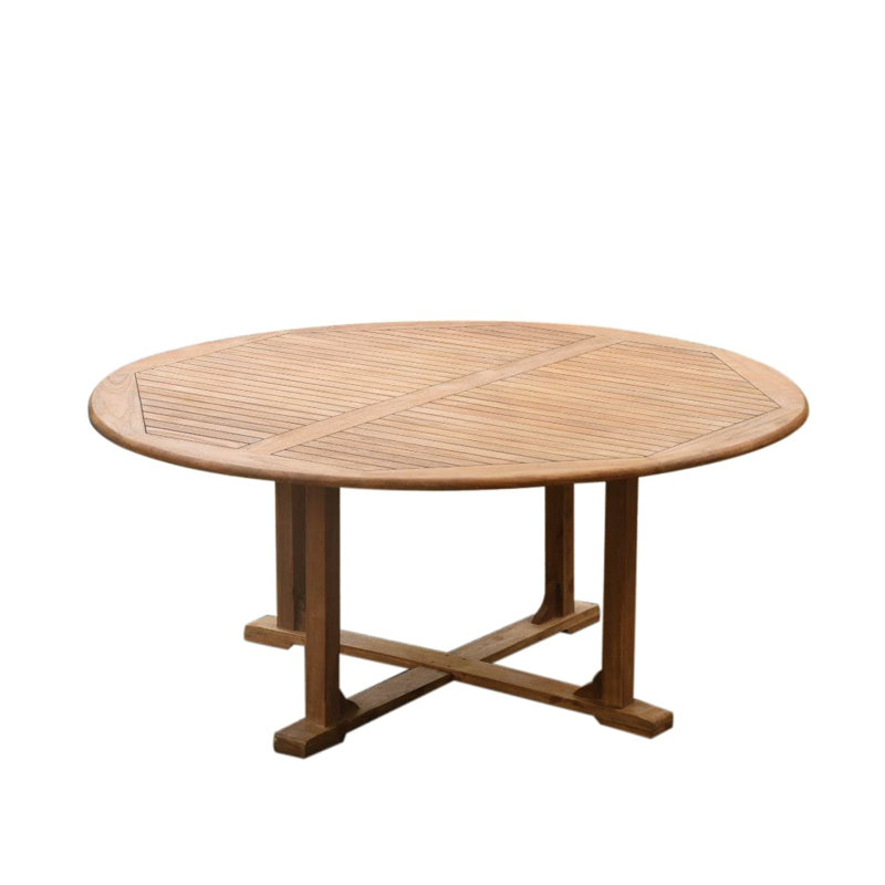 Bradyn Outdoor 5 - Piece Teak Dining Set, 4