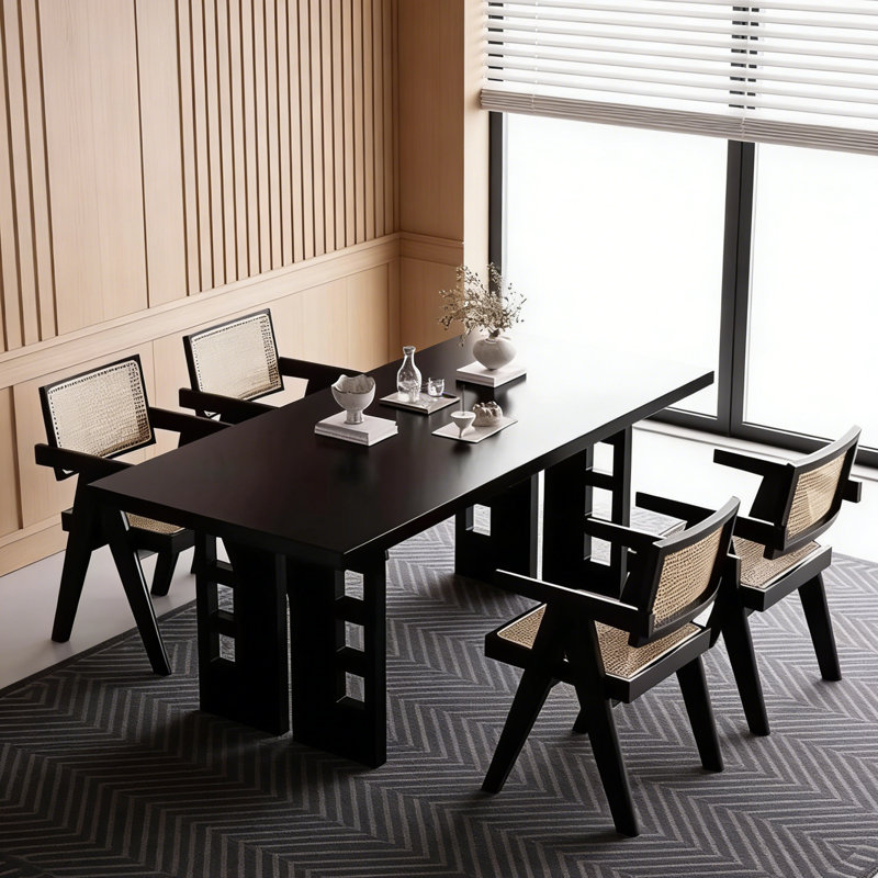 Table de salle à manger rectangulaire simple, H 29,53 po x L 62,99 po x l 31,5 po