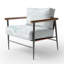 Chaise rembourrée Coastal - Fauteuil BlueSage-1951294427