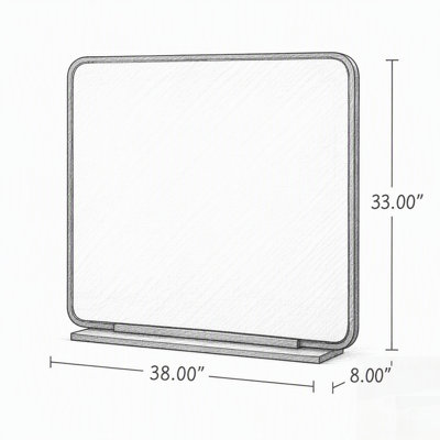 Elegant Golden Metal Fireplace Screen with Rounded Corners for Safety and Modern Luxury Home Decor Enhancement