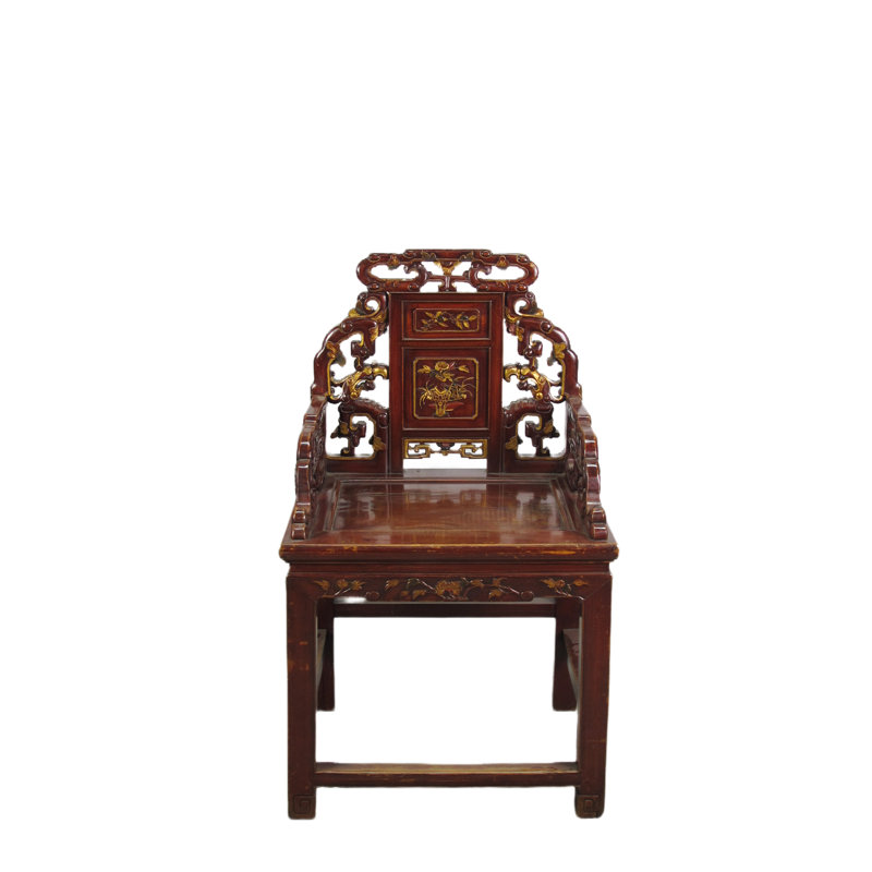 Asian Classic Solid Wood Arm Chair