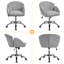 Desk Chair With Petal-shaped Backrest-356614250