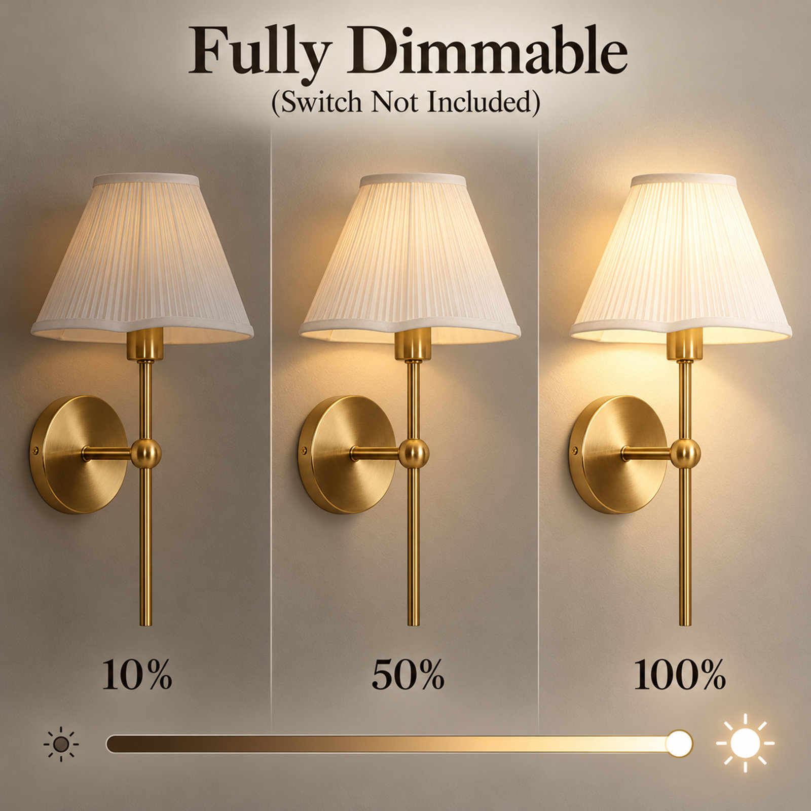 1 - Light Armed Sconce