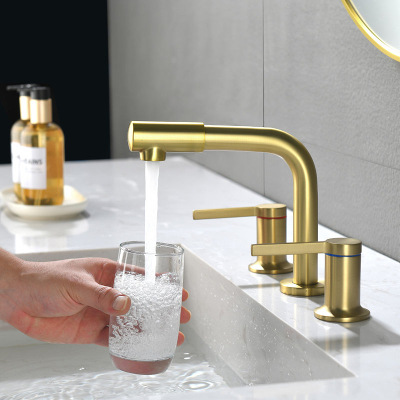 Widespread 2-handle Bathroom Faucet