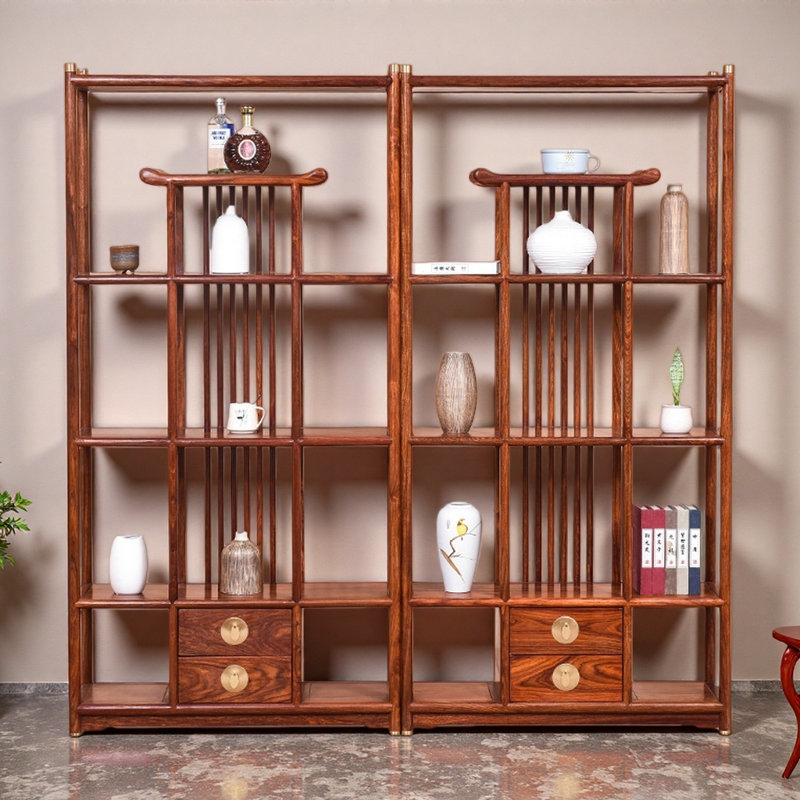 New Chinese Minimalist Style Bookcase