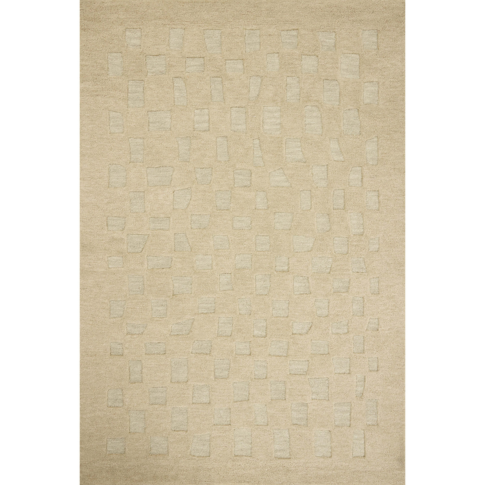 Leanne Ford x Loloi Craven Oatmeal / Dove Area Rug, Rectangle 8'6" x 11'6"
