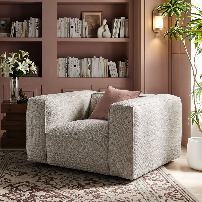 Chaise d'appoint Taren Lattice, Brouillard