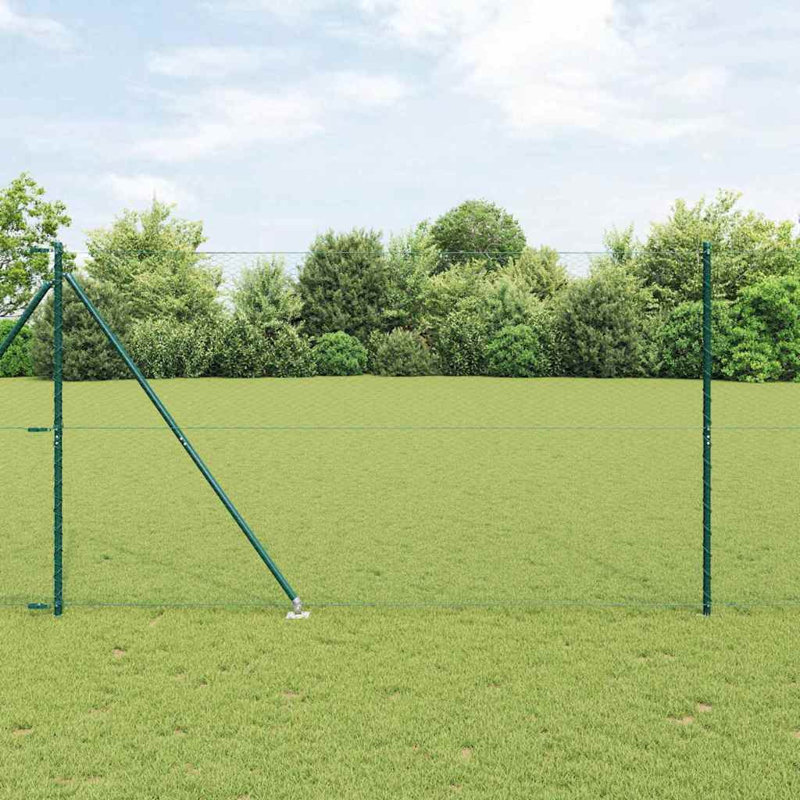 Steel Fencing Kits Fencing, 150cm H x 2500cm W, Green