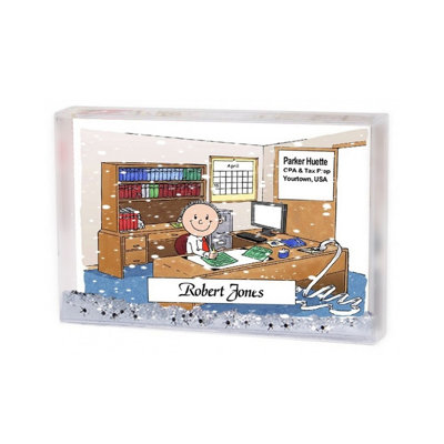 Personalized Tub Time 4 Snow Globe Frame Gift