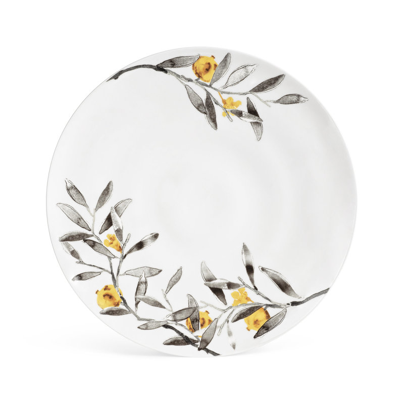 Pomegranate Handmade Porcelain Dinner Plate