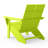 Modern Poly Adirondack Chair (Set Of 4), Black-59871969