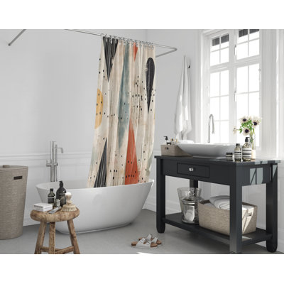 Bowerbank Abstract Shower Curtain