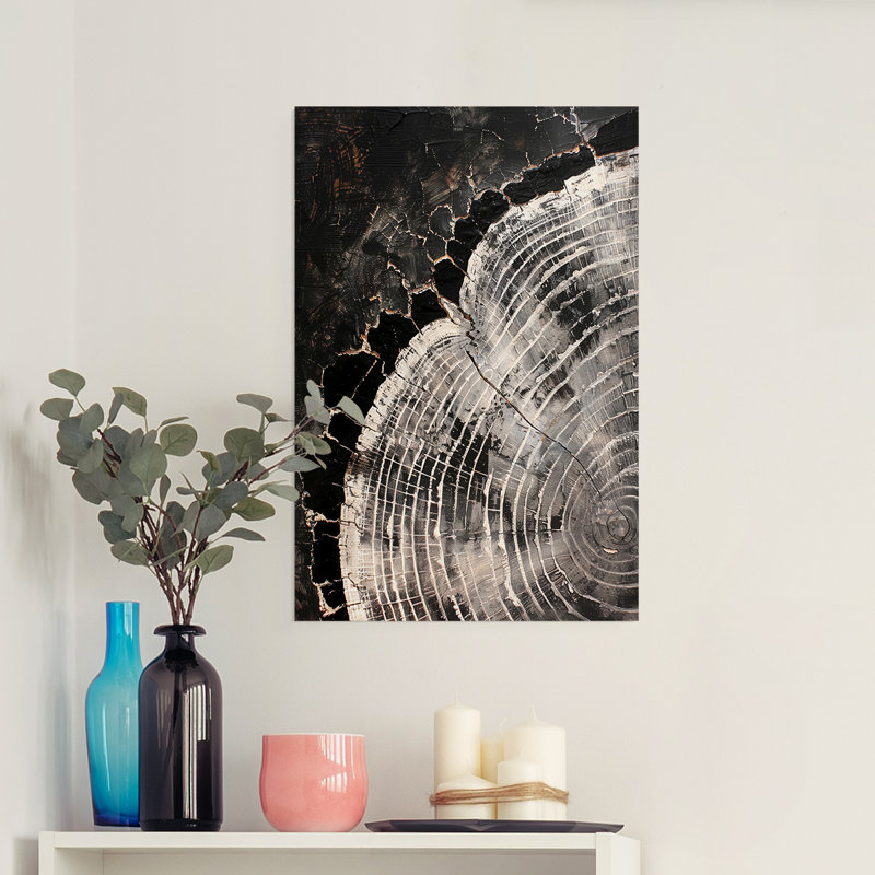 ABSTRACT Series CC III - Impression sur toile seulement - NON-CADRE, H 60 po x l 40 po