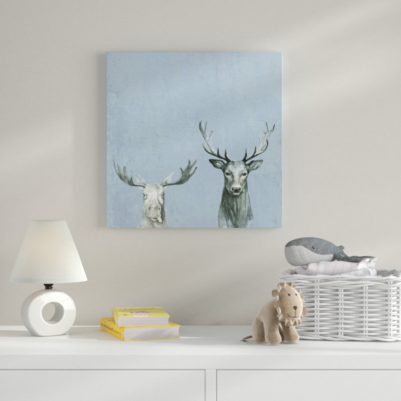 «Antler Rules», reproduction sur toile tendue, H 24 po x l 24 po x P 1,5 po