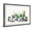 Lined Potted Cactus by Parvez Taj - Single Picture Frame Painting-38598676