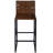 Upholstered Counter Stool with Metal Frame-259090050-142984505