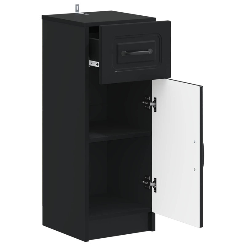 Bathroom Cabinet, Black