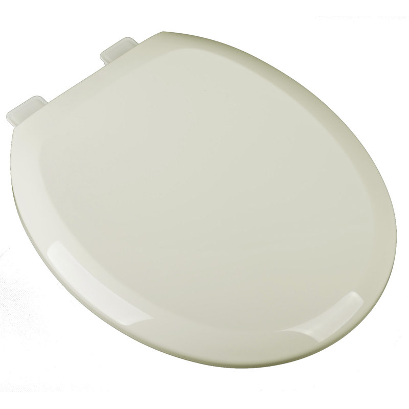 Siège de toilette rond, Lin / biscuit