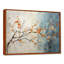 Orange, bleu sarcelle, érable, incandescent V - art mural érable-1728115409-1693505278