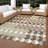Machine Washable Indoor/Outdoor Chantille ACN2816 Geometric Rug-1026778986-1026778980