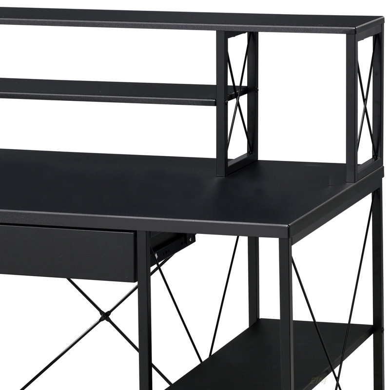 Amiel All Purpose Finish Writing Desk, Black