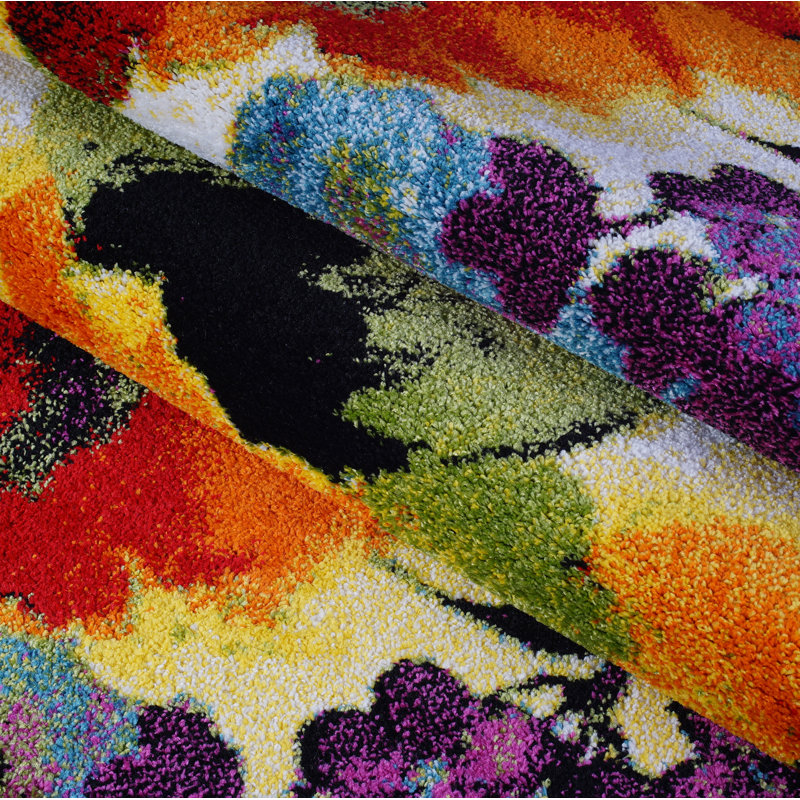 Osterman Floral Indoor Rug, Rectangle 3'11" x 5'7"