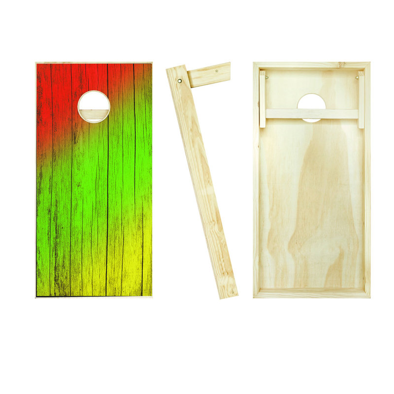 Rasta Grain Cornhole Set