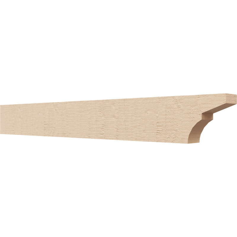 Monterey grain de bois TimberThane queue de chevron, brun clair apprêté, H 4 po x l 32 po x P 2 po