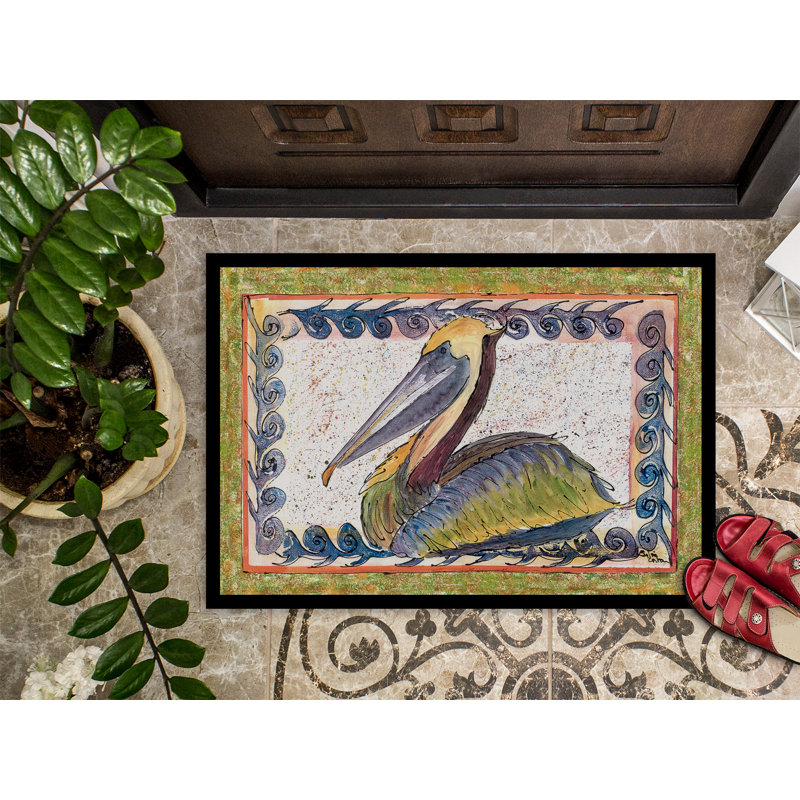 Paillasson d’intérieur antidérapant tarde Pelican, Rectangle 2 pi x 3 pi