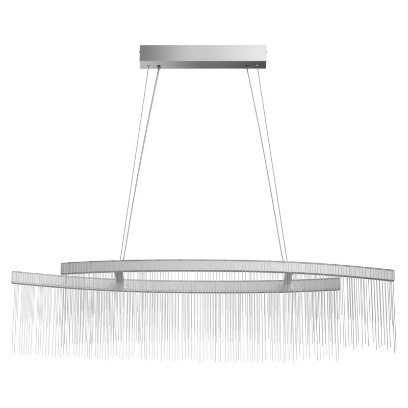 Îlot de cuisine rectangulaire au-dessus de la table de salle à manger, H 56,31 po x l 43,31 po x P 5,12 po