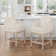 Upholstered 27'' Counter Height Bar Stool With Solid Wood Frame