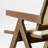 Mila Rattan Solid Wood Dining Chairs, Walnut-1922918480