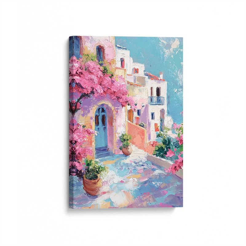 Amalfi Blooming Pathway II, Toile tendue, Ne s’applique pas, H 18 po x l 12 po