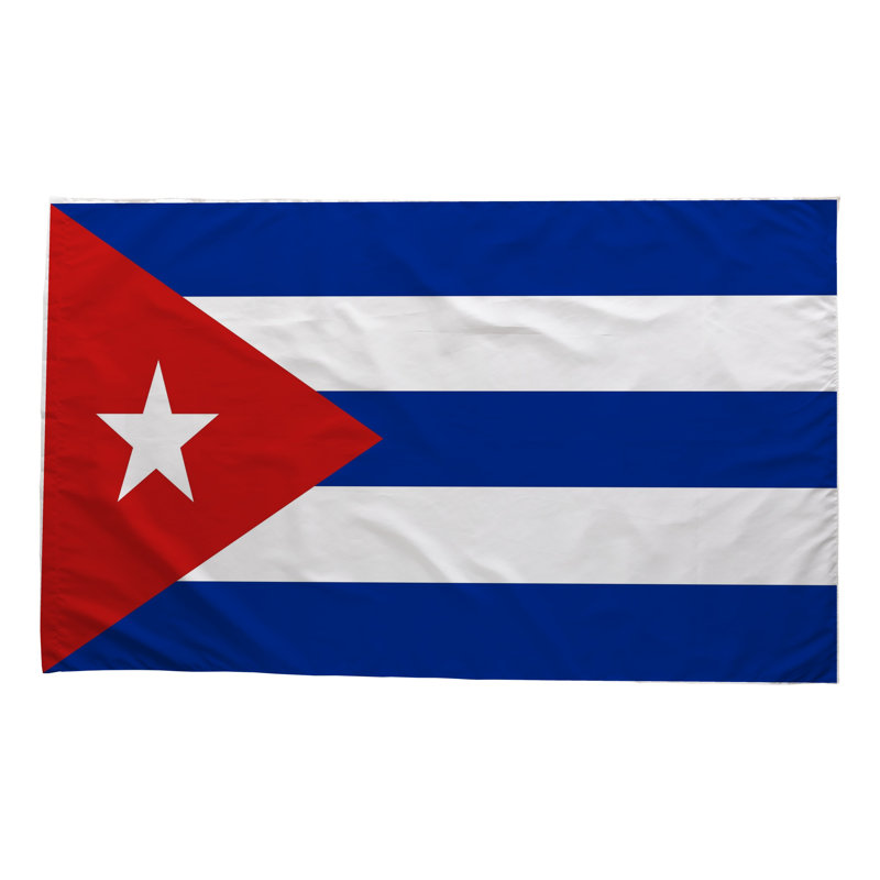 Drapeau de Cuba - Drapeau extérieur, 24" H x 36" W