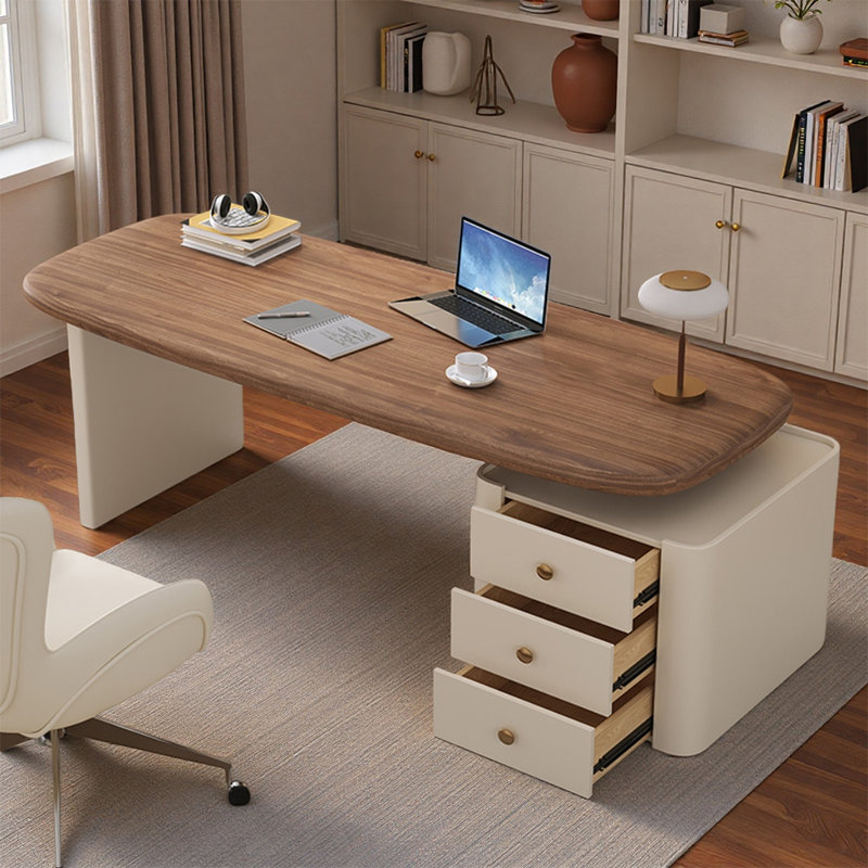 Bureau d'écriture simple Simple Modern, H 29,52 po x l 62,99 po x P 27,55 po