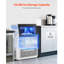 Machine à glaçons commerciale autoportante 90 lb / 24 H 50 cubes de glace