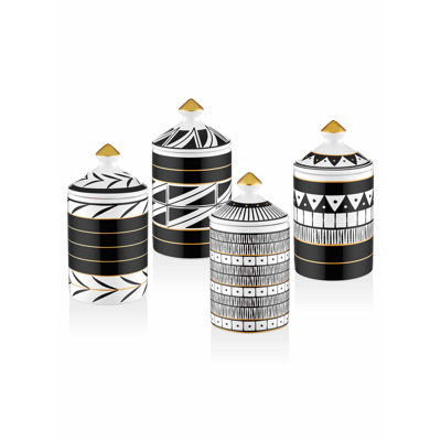 Stoneware Canister - Set of 4