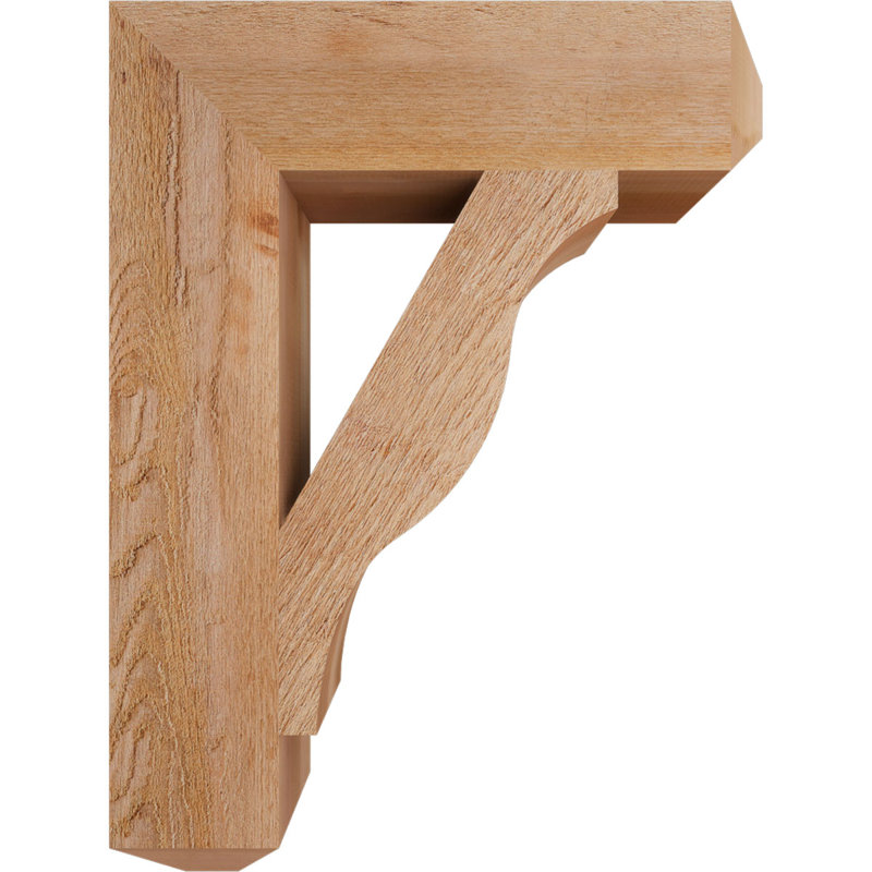 Support pour artisan Funston, H 32 po x l 6 po x P 24 po, Sciage brut, Cèdre rouge
