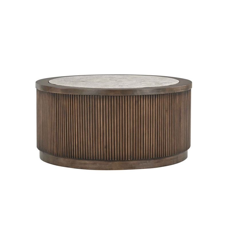 Table basse Glenwood, Noyer foncé, Gris