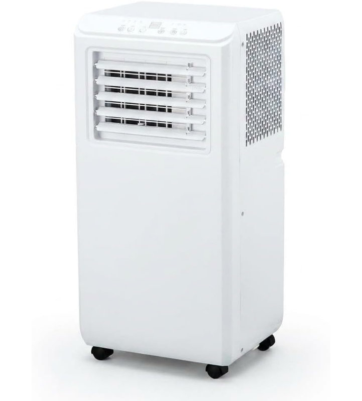 Climatiseurs portatifs 10 000 BTU, climatiseur portatif pour salle de 450 pieds carrés, climatiseur 4-en-1 avec refroidissement, ventilateur, déshumidification, télécommande, minuterie 24H, ensemble de fenêtre complet
