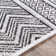 Tapis noir et blanc de style Sud-Ouest pour l'intérieur et l'extérieur Laruth