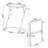 Adjustable Folding Accent Table Multi-functional Side Table with Cup Holder Height & Tilt Adjustable Waterproof Surface for Kitchen or Dining Room-117586532