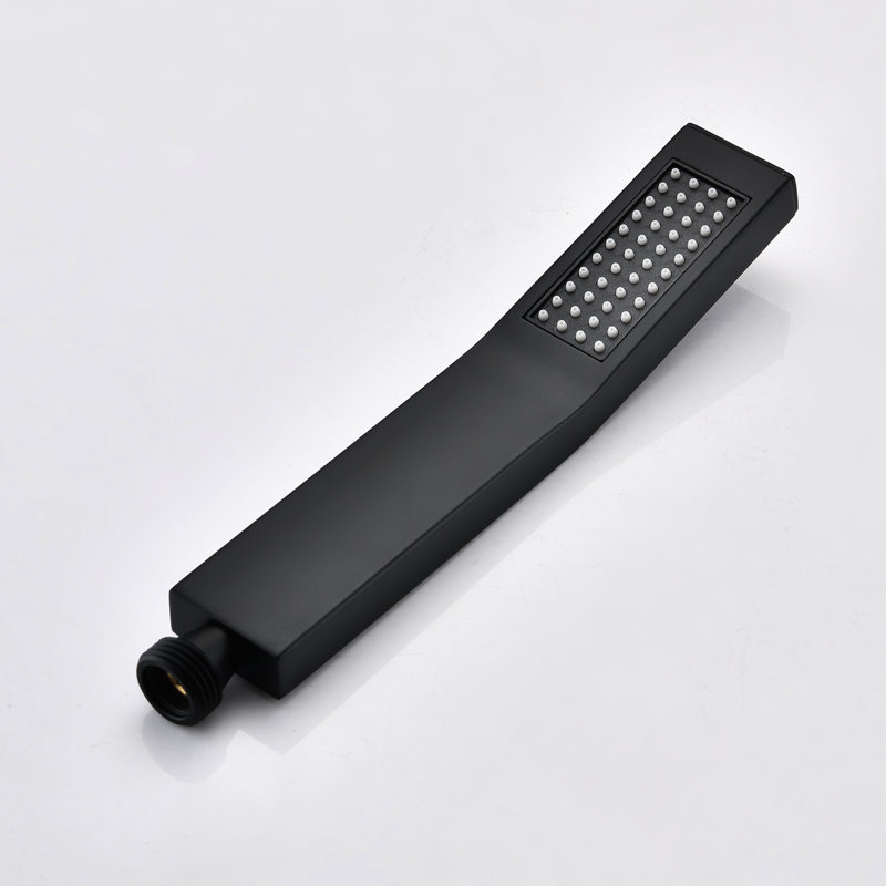 Ceiling Mounted Shower In Matte Black Color - 10" Head & Handheld Bath And Bathroom, Matte Black