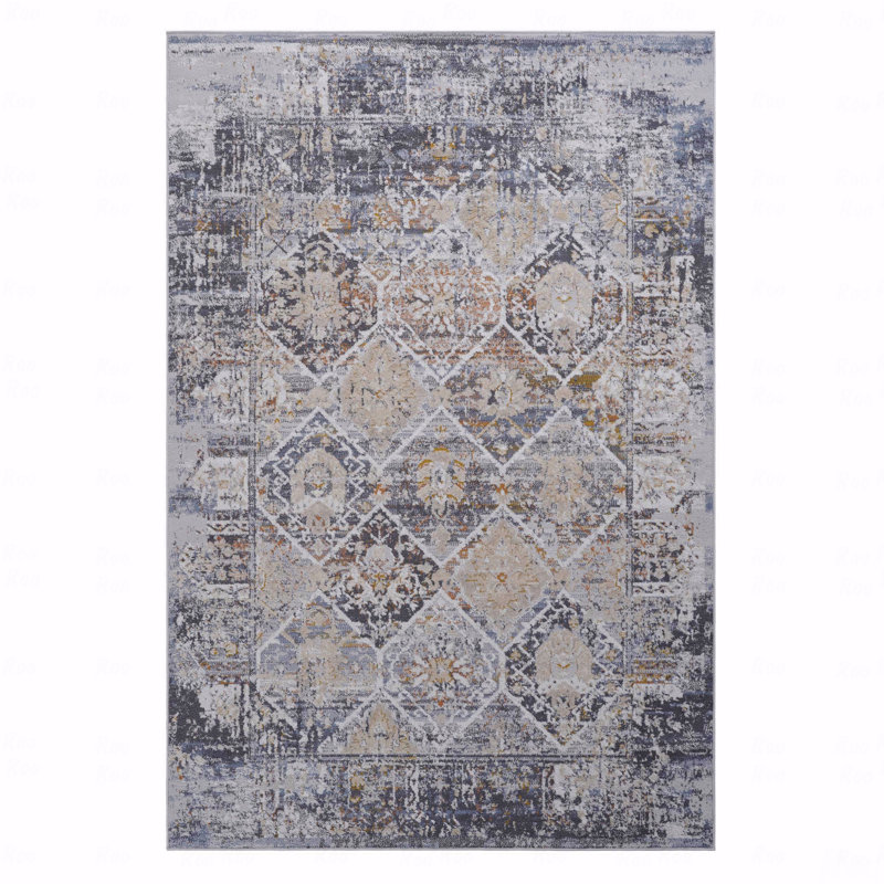 Tapis traditionnel 5 pi x 7 pi, Rectangle 5 pi 3 po x 7 pi 6 po