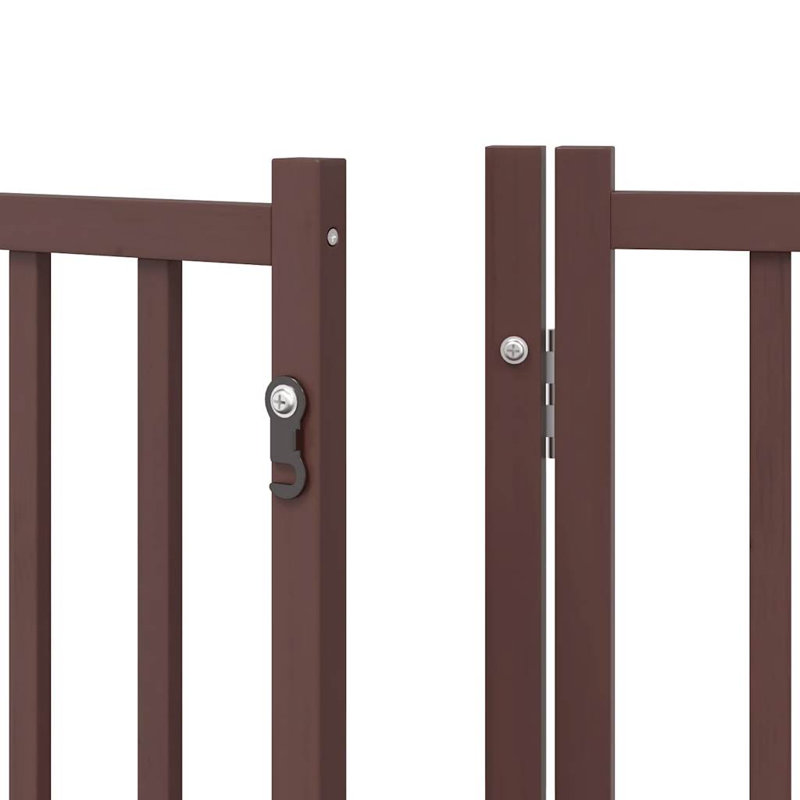 Cateline Solid Wood Dog House Door, Brown, 90cm H x 600cm W x 2cm D