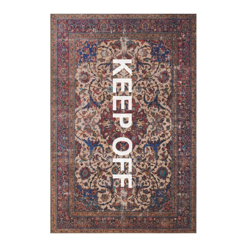 Tapis Rosiane, Rectangle 5 pi 1 po x 8 pi 6 po