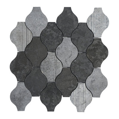 Carreau de mosaïque en pierre naturelle 12 po x 12 po pour mur et plancher