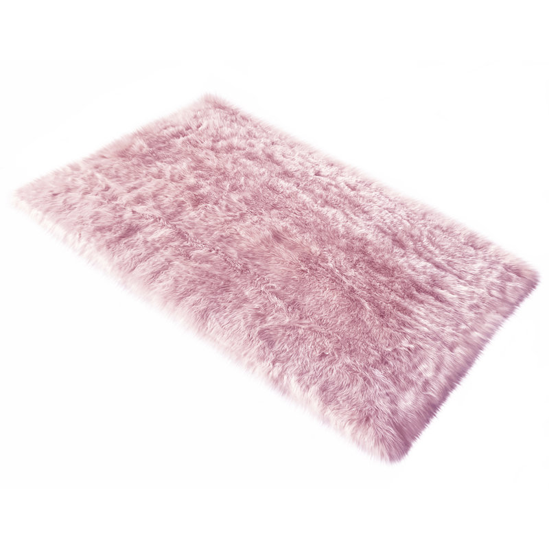 Mar Vista Faux Sheepskin Indoor Rug, Rectangle 2'6" x 4'