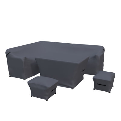 Ivet Outdoor Wicker Outdoor Conversation Set Group Seating Patio Furniture Covers